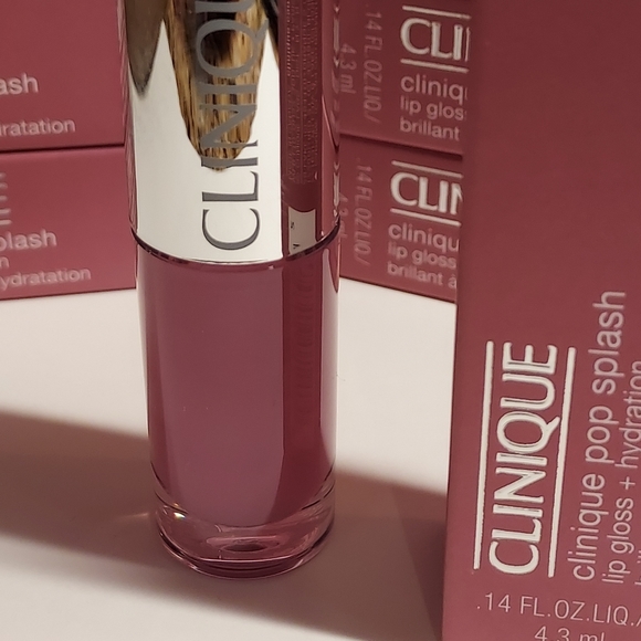 CLINIQUE Pop Splash Lip Gloss + Hydration *SPRITZ POP* - Picture 3 of 6